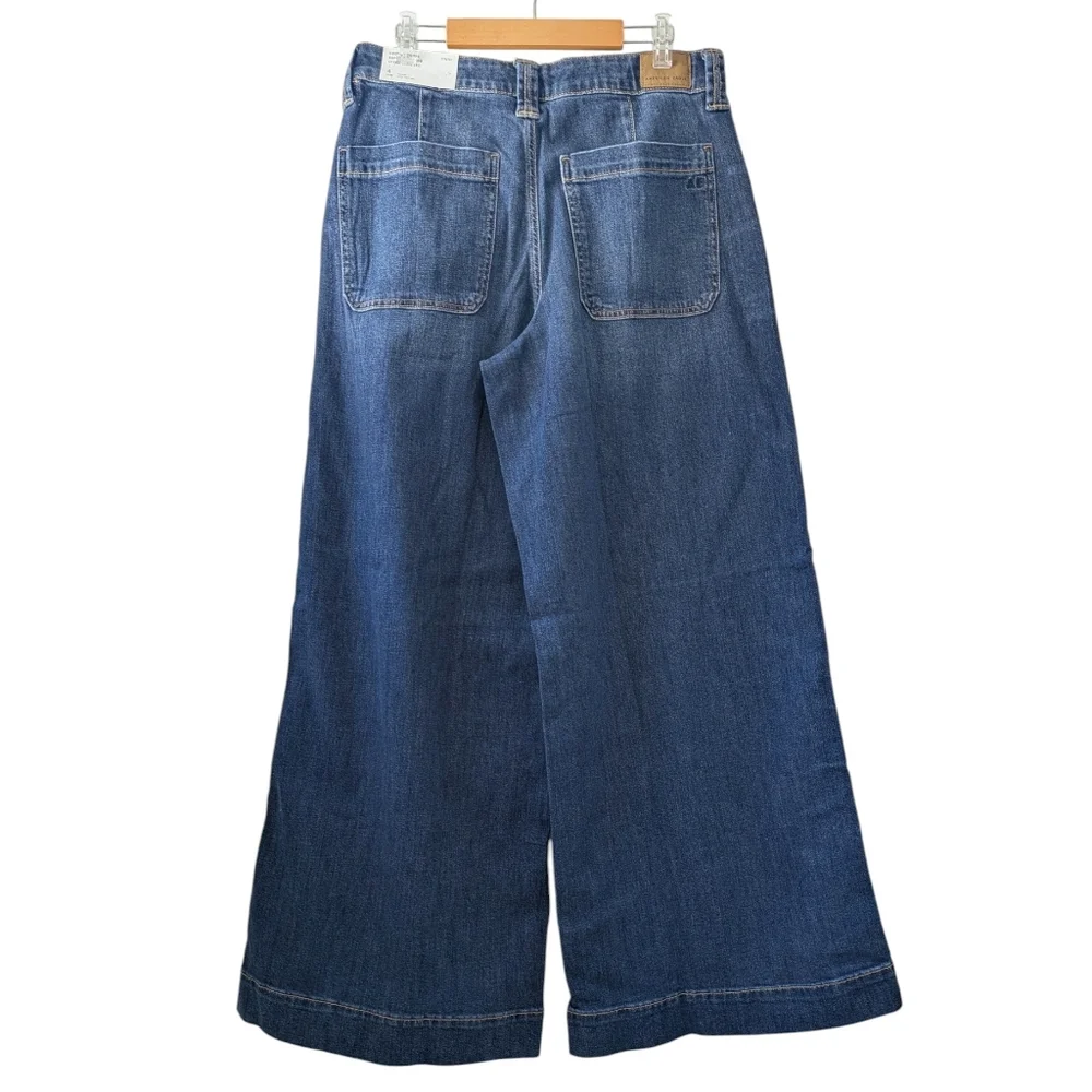 American Eagle Dreamy Drape Ultra Wide Leg High Rise Slouchy Jeans - Picture 15 of 15